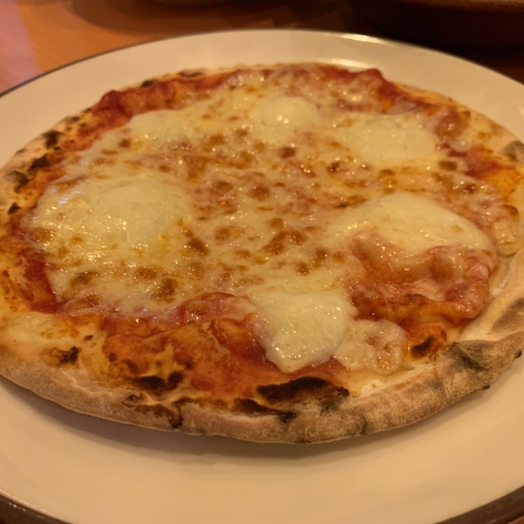 ユーザーが投稿したマルゲリータピザの写真 - 実際訪問したユーザーが直接撮影して投稿した大山町イタリアンサイゼリヤ 板橋大山駅前店の写真