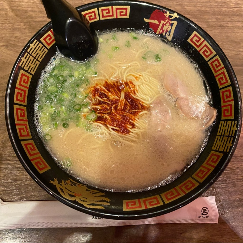 ユーザーが投稿したとんこつラーメンの写真 - 実際訪問したユーザーが直接撮影して投稿した丸ヶ崎ラーメン専門店一蘭 東大宮店の写真