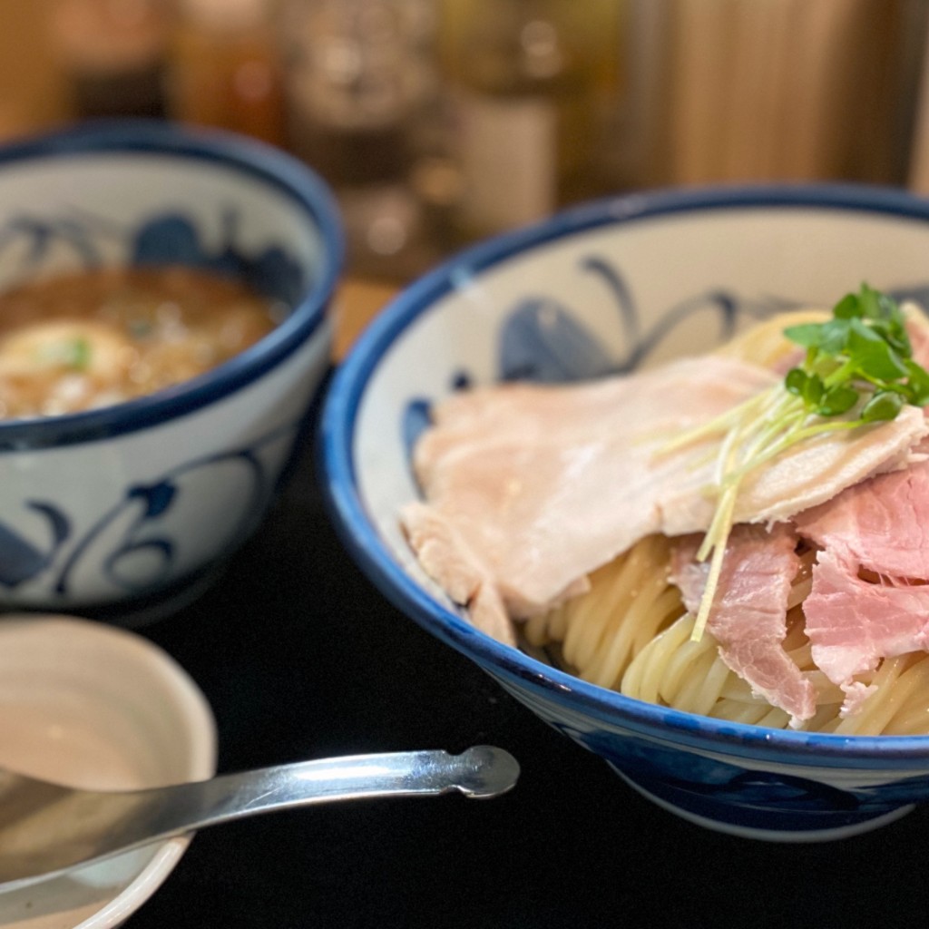 ユーザーが投稿した鶏と魚介の特製つけ麺の写真 - 実際訪問したユーザーが直接撮影して投稿した南雪谷つけ麺専門店つけ麺 たけもとの写真