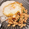 L鶏のガパオ - 実際訪問したユーザーが直接撮影して投稿した千住旭町タイ料理マンゴツリーカフェ 北千住の写真のメニュー情報
