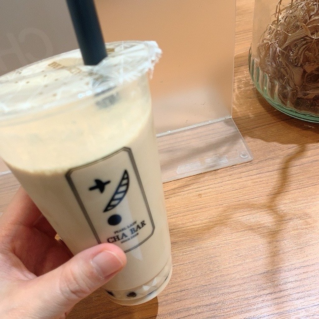 ユーザーが投稿した台湾紅茶ミルクティーの写真 - 実際訪問したユーザーが直接撮影して投稿した黒金町ティースタンドスイーツパールレディ アスティ静岡店の写真