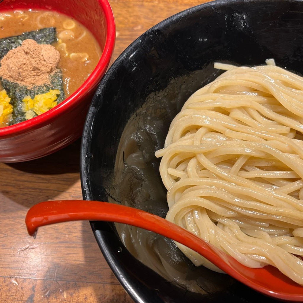 ユーザーが投稿した特濃つけ麺の写真 - 実際訪問したユーザーが直接撮影して投稿した神田花岡町つけ麺専門店三田製麺所 ヨドバシAkiba店の写真