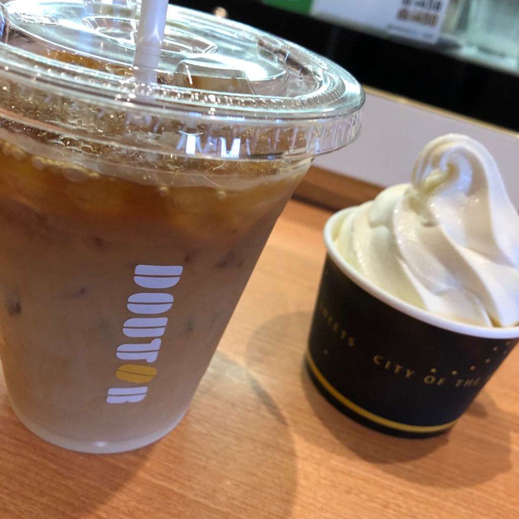 ユーザーが投稿したカップソフトの写真 - 実際訪問したユーザーが直接撮影して投稿した幸明町カフェドトールコーヒーショップ アピタ松任店の写真