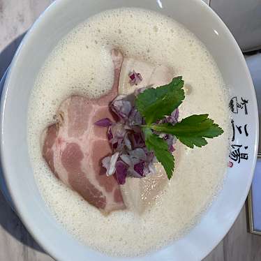 実際訪問したユーザーが直接撮影して投稿した上人西ラーメン専門店らぁ麺 三湯の写真