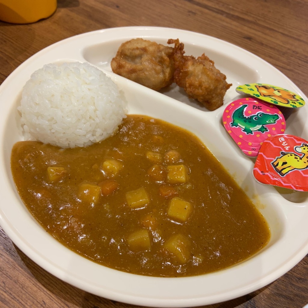 ユーザーが投稿したキッズカレーの写真 - 実際訪問したユーザーが直接撮影して投稿した東越谷イタリアンオリーブの丘 東越谷店の写真