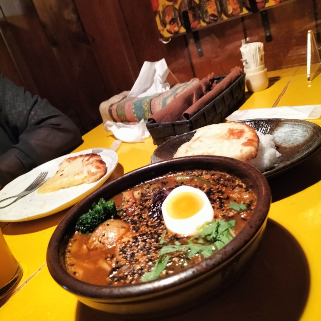 ユーザーが投稿したNATTO KHEEMA CURRYの写真 - 実際訪問したユーザーが直接撮影して投稿した色内カレークレイジースパイス 小樽本店の写真