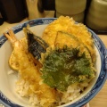 海老野菜天丼 - 実際訪問したユーザーが直接撮影して投稿した角田町丼もの丼丼亭 大阪ホワイティうめだ2店の写真のメニュー情報