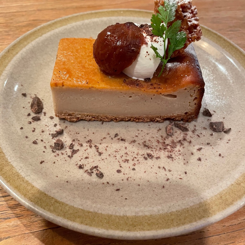 ユーザーが投稿した季節のチーズケーキの写真 - 実際訪問したユーザーが直接撮影して投稿した太平カフェウニ カフェの写真