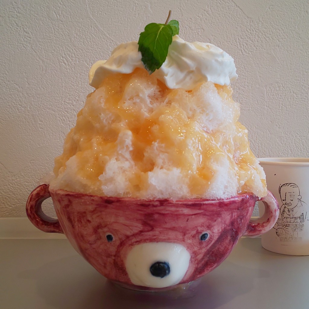 ユーザーが投稿した桃みるくの写真 - 実際訪問したユーザーが直接撮影して投稿した松原町かき氷カキゴッチの写真