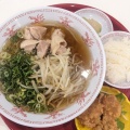 醤油ラーメンセット - 実際訪問したユーザーが直接撮影して投稿した島屋中華料理夜市的 点心酒場 好 ユニバーサルシティウォーク店の写真のメニュー情報