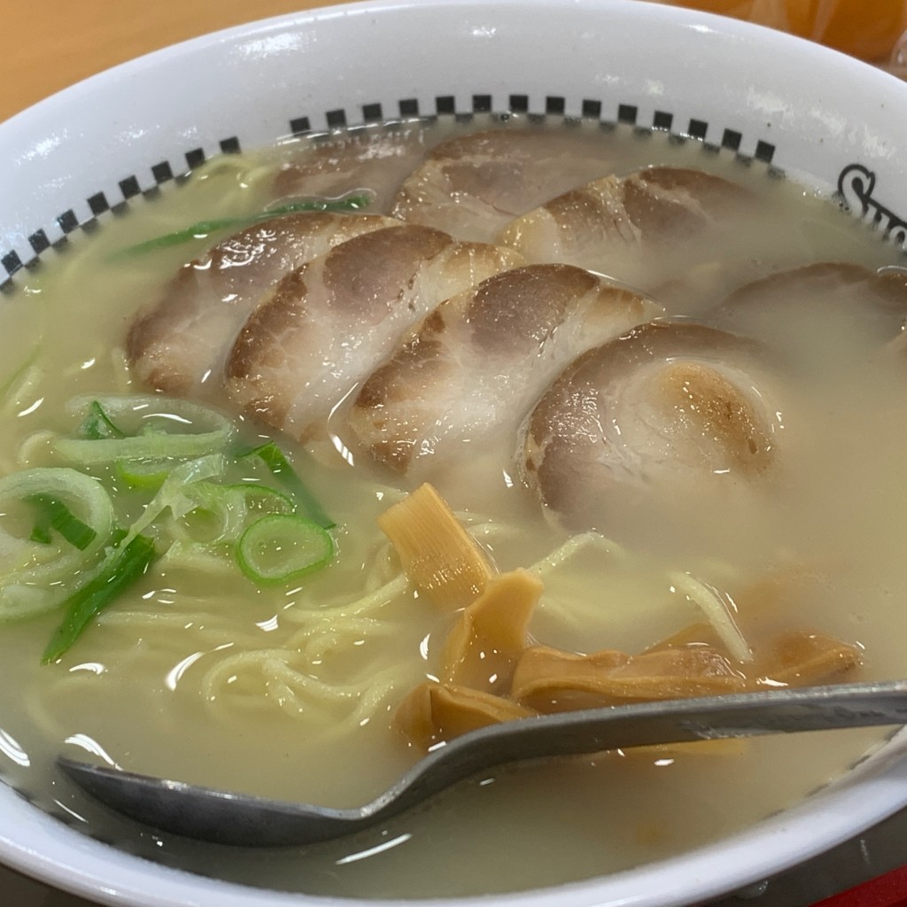 ユーザーが投稿した肉入ラーメンの写真 - 実際訪問したユーザーが直接撮影して投稿した前山町ラーメン専門店スガキヤ メグリア エムパーク店の写真