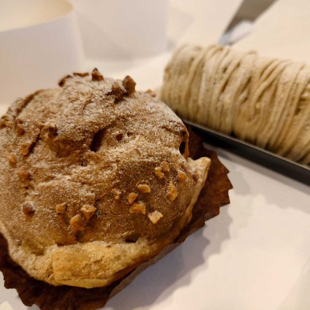 ユーザーが投稿したモンブランの写真 - 実際訪問したユーザーが直接撮影して投稿した木戸町ケーキ西村洋菓子店の写真