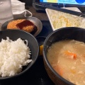 野菜豚汁定食 - 実際訪問したユーザーが直接撮影して投稿した北一条西居酒屋八重洲居酒場商店 札幌北一条チカホ店の写真のメニュー情報