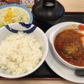 うまトマHB定食 - 実際訪問したユーザーが直接撮影して投稿した喜多見牛丼松屋 喜多見店の写真のメニュー情報