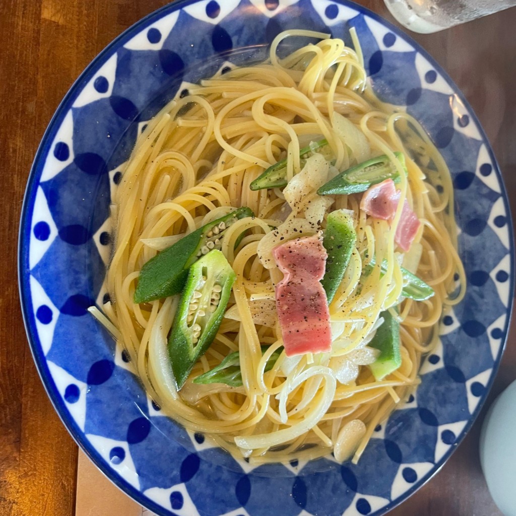 ユーザーが投稿した塩(醤油)スパゲッティの写真 - 実際訪問したユーザーが直接撮影して投稿した仲順カフェ外食家くじら 北中城店の写真