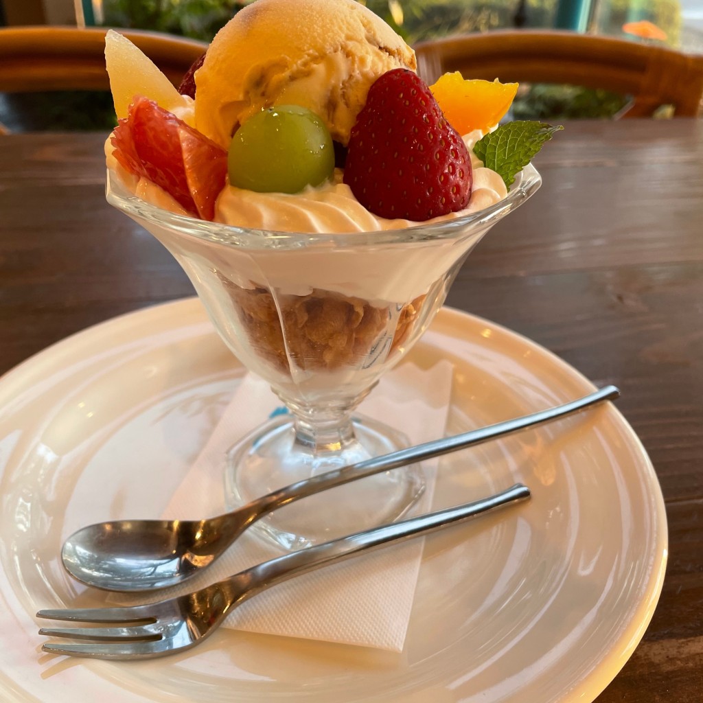 ユーザーが投稿したアイスクリーム·アラモードの写真 - 実際訪問したユーザーが直接撮影して投稿した林藤島町ケーキコロンバ トワジェーム 本店の写真