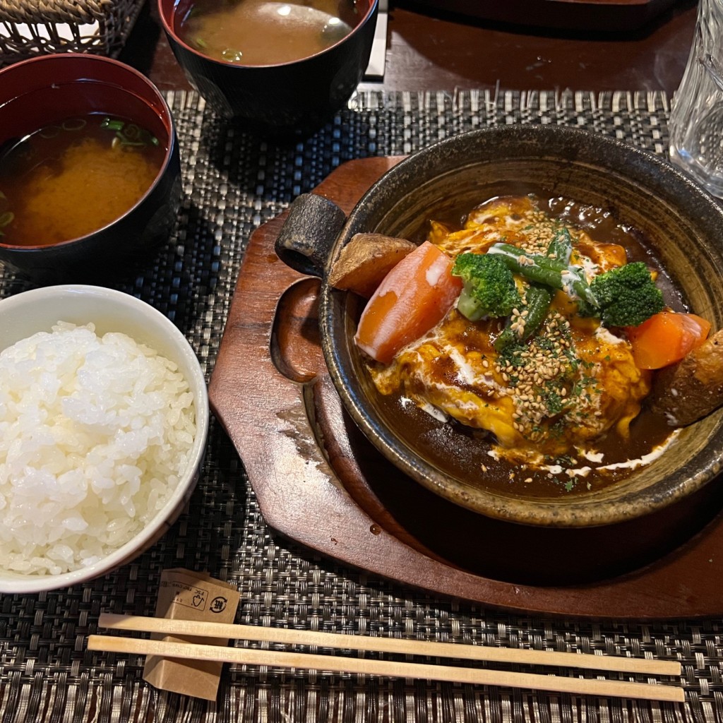 ユーザーが投稿したお食事の写真 - 実際訪問したユーザーが直接撮影して投稿した上岡本町ハンバーグ楽房洋の写真