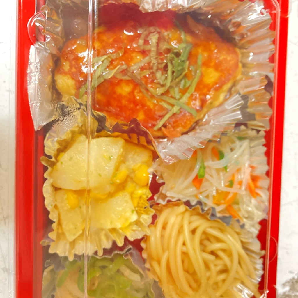 ユーザーが投稿した日替わり弁当 おかずのみの写真 - 実際訪問したユーザーが直接撮影して投稿した後免町(ごめんまち)お弁当手作り弁当 キッチン アオイロの写真