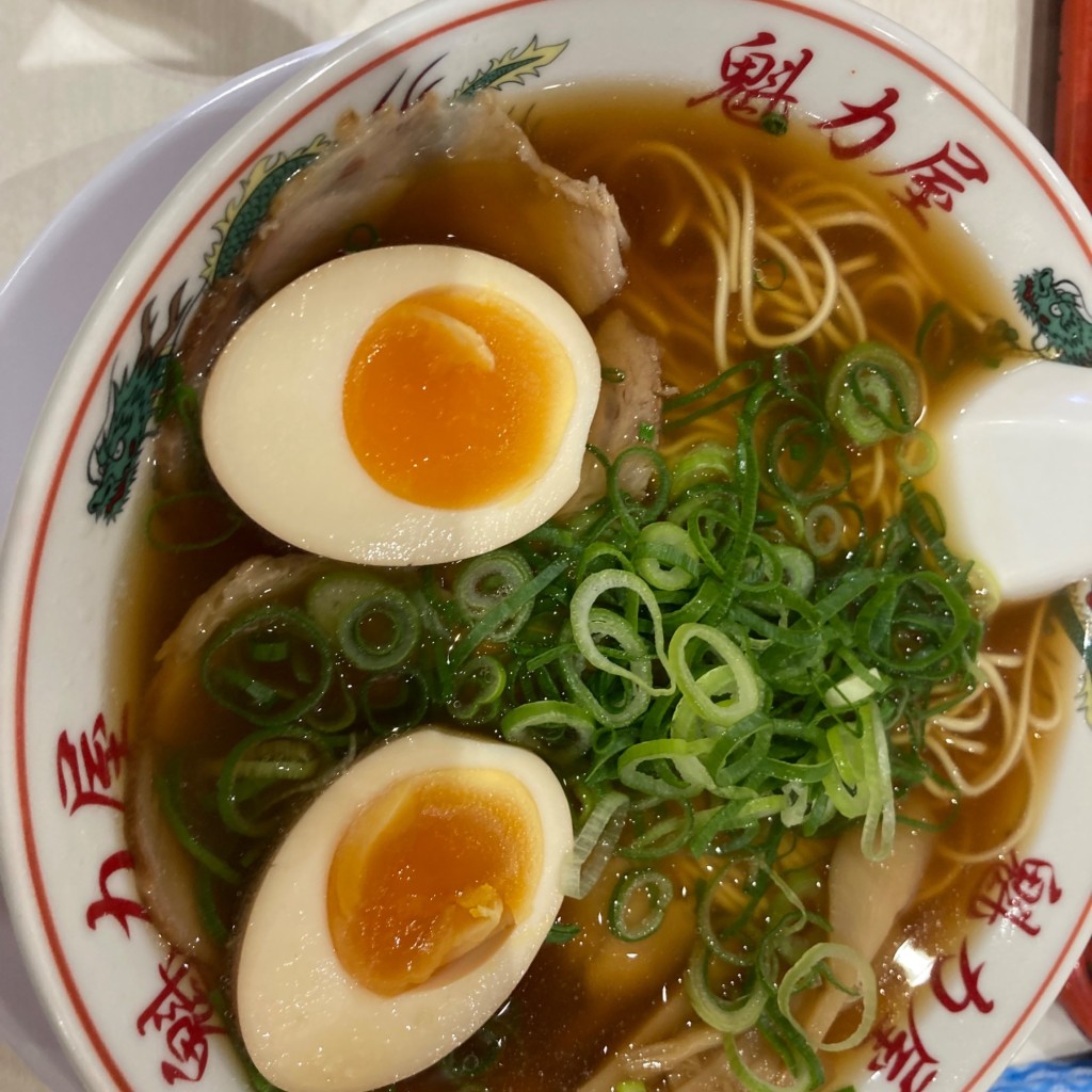 ユーザーが投稿した醤油味玉ラーメンの写真 - 実際訪問したユーザーが直接撮影して投稿した築地ラーメン専門店ラーメン魁力屋 イオンモール木更津店の写真