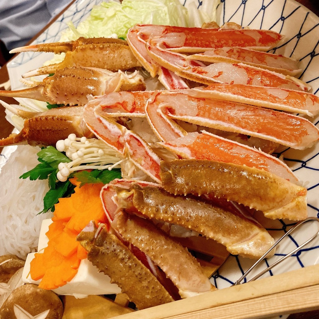 ユーザーが投稿したかにすきの写真 - 実際訪問したユーザーが直接撮影して投稿した新宿かに料理かに道楽 新宿駅前店の写真