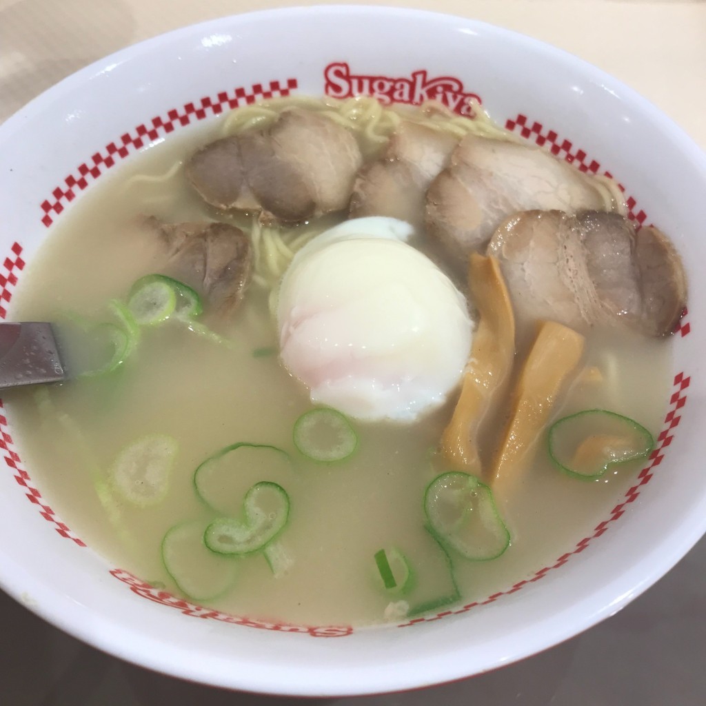 ユーザーが投稿した特製ラーメンの写真 - 実際訪問したユーザーが直接撮影して投稿した大須ラーメン専門店スガキヤ 大須赤門店の写真