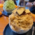 わらび餅かき氷 - 実際訪問したユーザーが直接撮影して投稿した泉町和カフェ / 甘味処茶房 とみやの写真のメニュー情報