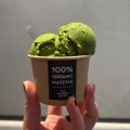 MATCHAICECREAM - 実際訪問したユーザーが直接撮影して投稿した神宮前カフェTHE MATCHA TOKYO MIYASHITA PARKの写真のメニュー情報