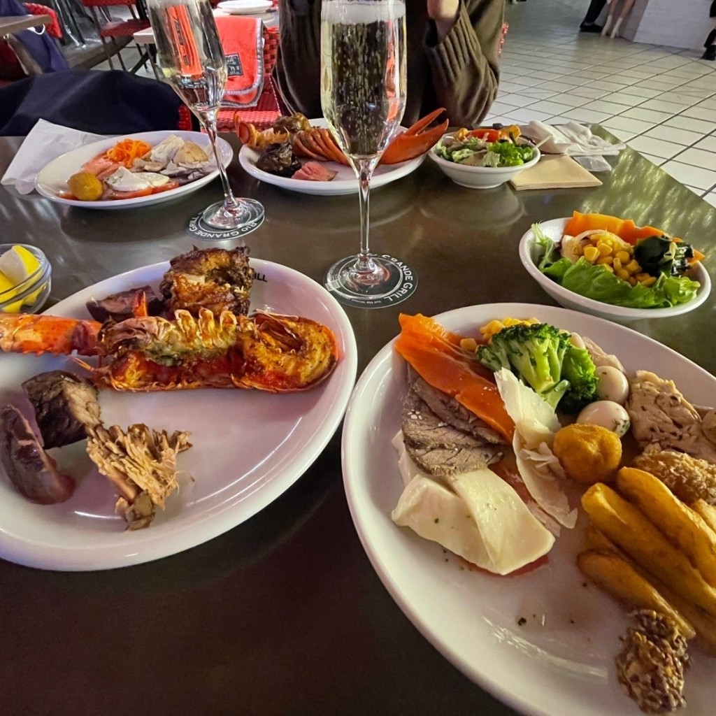ユーザーが投稿したX‘MAS Dinnerの写真 - 実際訪問したユーザーが直接撮影して投稿した金港町ブラジル料理RIO GRANDE GRILL 横浜ベイクォーターの写真