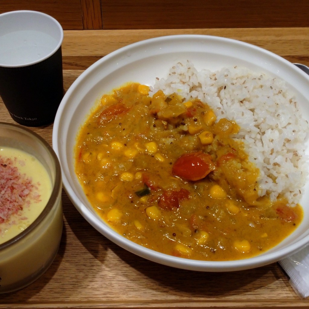 ユーザーが投稿したスープとスープのセットうっこしとさつま芋ープSの写真 - 実際訪問したユーザーが直接撮影して投稿した大船洋食スープストックトーキョー アトレ大船店の写真