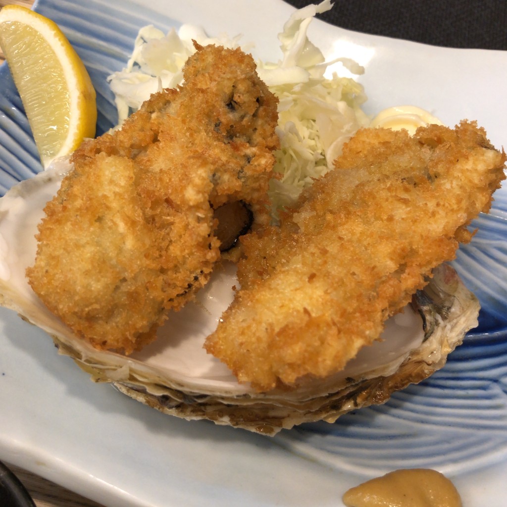 ユーザーが投稿した牡蠣フライの写真 - 実際訪問したユーザーが直接撮影して投稿した千駄木和食 / 日本料理季節料理 ふくやの写真