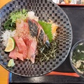 海鮮丼 - 実際訪問したユーザーが直接撮影して投稿した仁井田定食屋ドライブイン 西村食堂の写真のメニュー情報