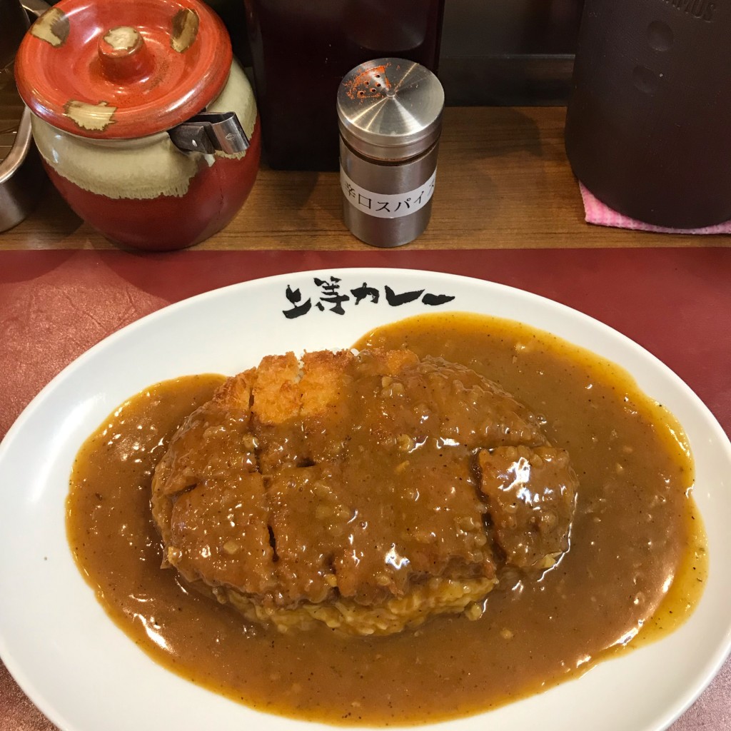 ユーザーが投稿したとんかつカレーの写真 - 実際訪問したユーザーが直接撮影して投稿した百人町カレー上等カレー 新大久保店の写真