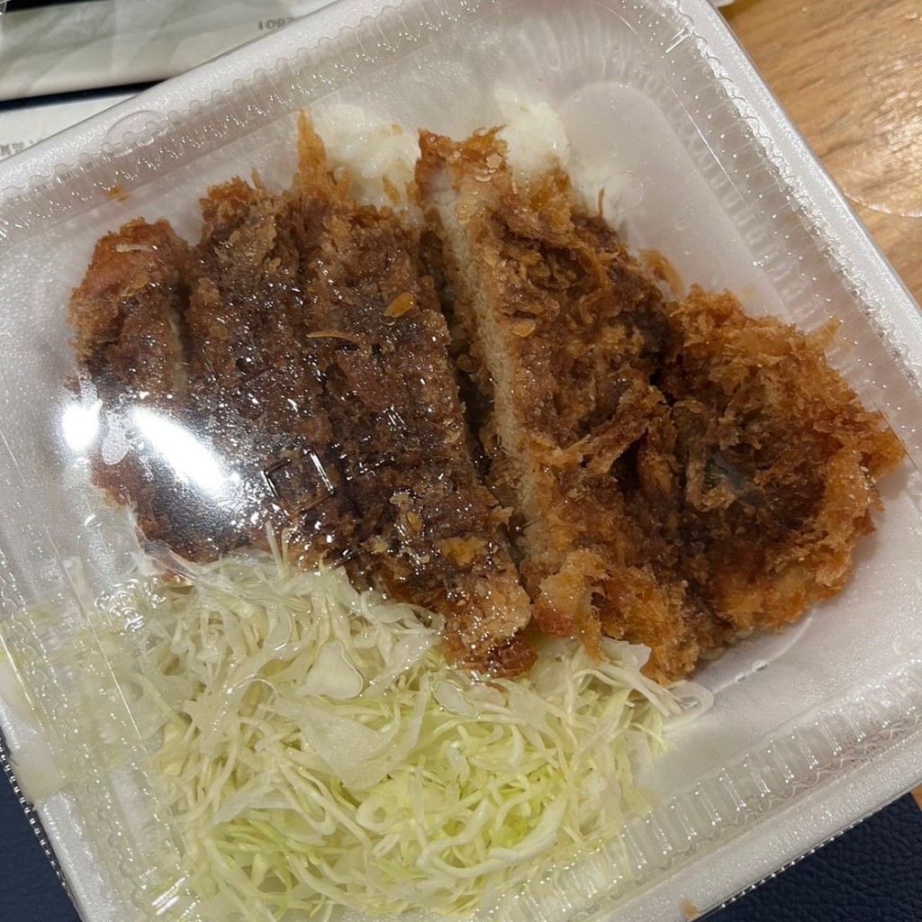 ユーザーが投稿したソースカツ丼(梅)の写真 - 実際訪問したユーザーが直接撮影して投稿した曙とんかつかつや 広島曙店の写真