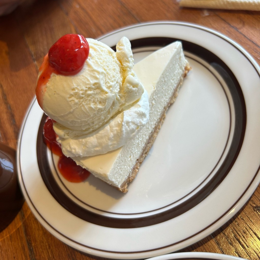 ユーザーが投稿したSingle No Bake Cheesecakeの写真 - 実際訪問したユーザーが直接撮影して投稿した野方カフェNOSTALGIA CAFEの写真