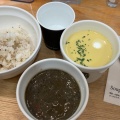 とうもろこしとサツマイモのスープ - 実際訪問したユーザーが直接撮影して投稿した難波スープ専門店家で食べるスープストックトーキョー 高島屋大阪店の写真のメニュー情報
