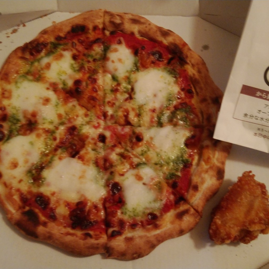ユーザーが投稿したマルゲリータピザの写真 - 実際訪問したユーザーが直接撮影して投稿した城東北ファミリーレストランガスト弘前城東店の写真