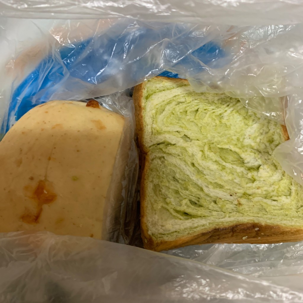 ユーザーが投稿したハムチーズパンの写真 - 実際訪問したユーザーが直接撮影して投稿した大里睦合町ベーカリーHARBOR ベーカリーコーナーの写真