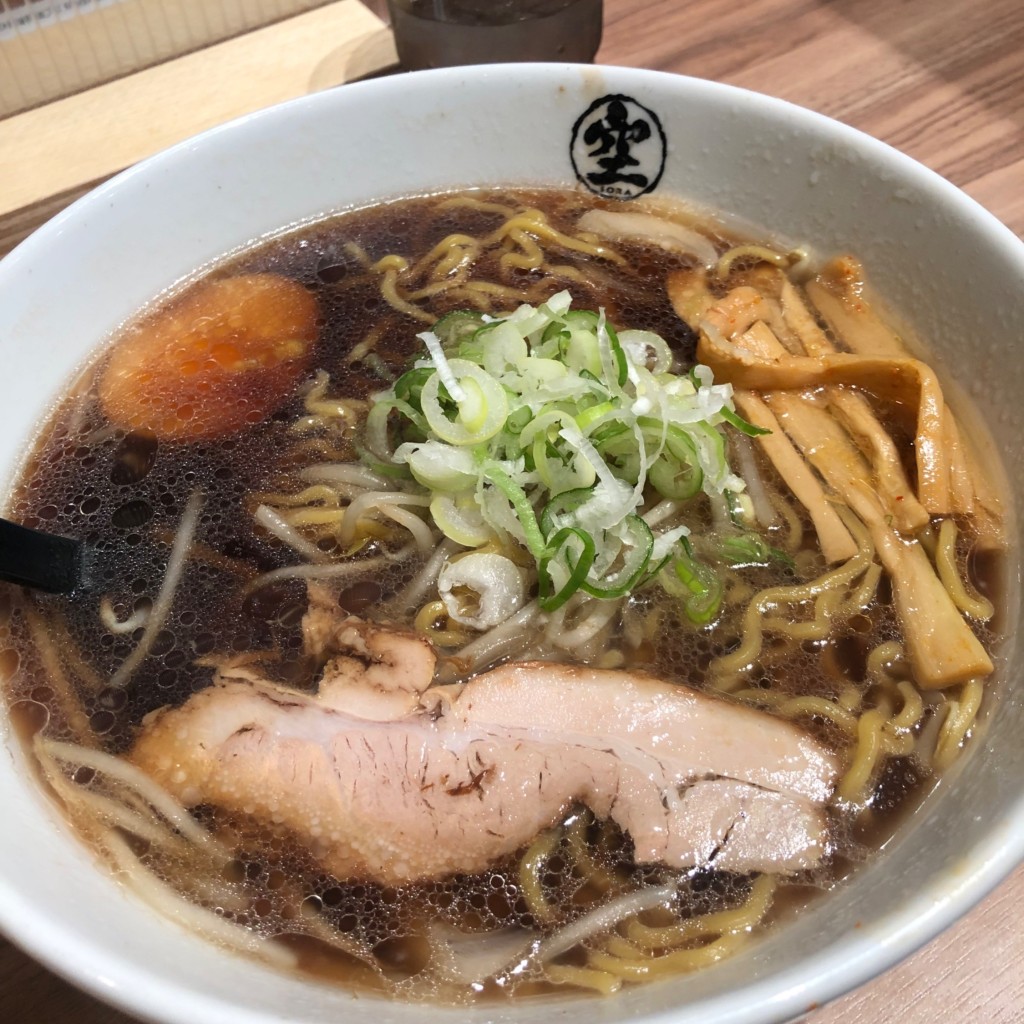 ユーザーが投稿した正油ラーメンの写真 - 実際訪問したユーザーが直接撮影して投稿した美々ラーメン / つけ麺らーめん空 新千歳空港店の写真