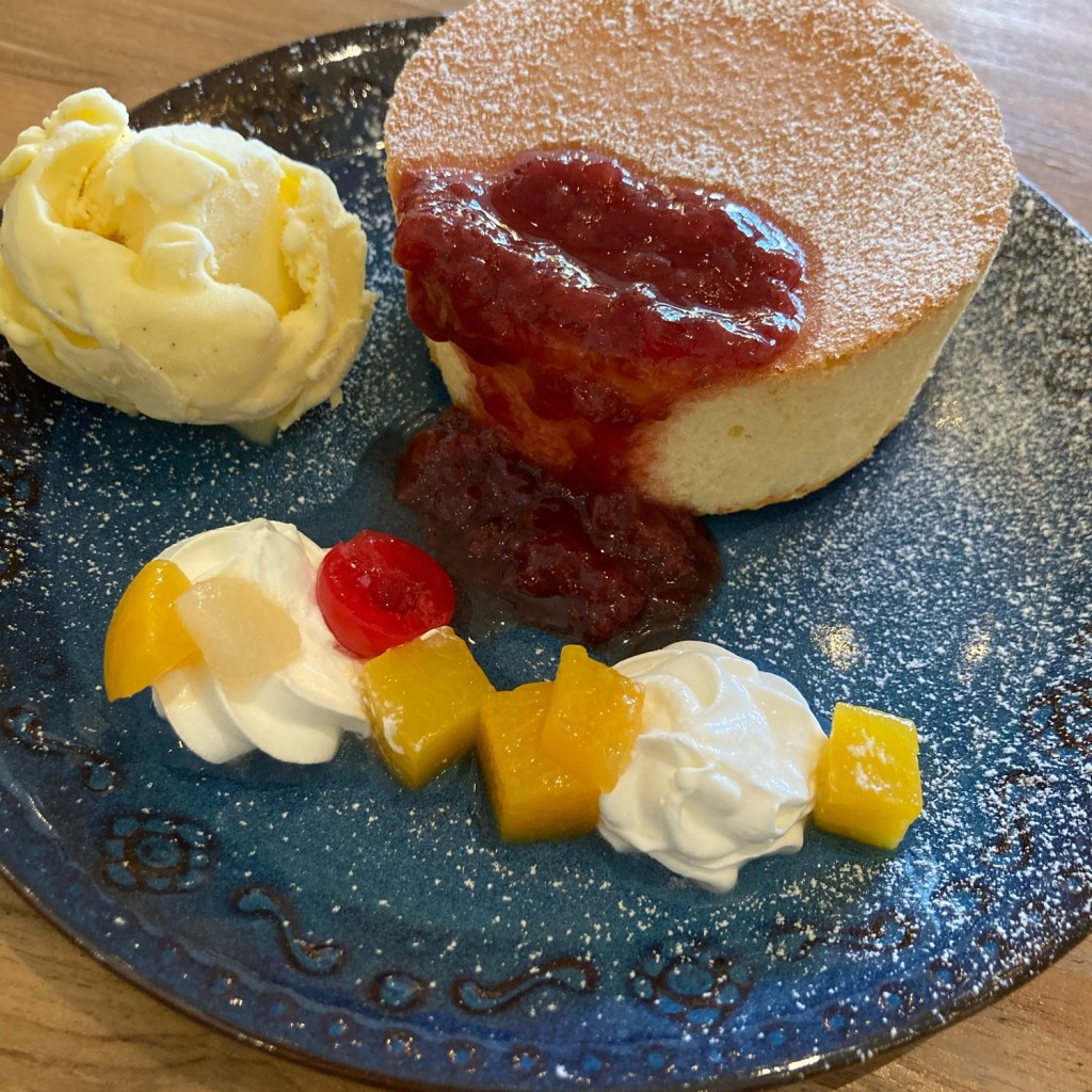 ユーザーが投稿したスフレパンケーキの写真 - 実際訪問したユーザーが直接撮影して投稿した小菅ケ谷洋食SOBANIの写真