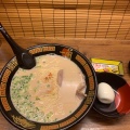 とんこつラーメン - 実際訪問したユーザーが直接撮影して投稿した西新宿ラーメン専門店一蘭 西新宿店の写真のメニュー情報