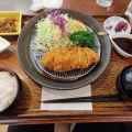 トンカツ定食 - 実際訪問したユーザーが直接撮影して投稿した小川町洋食レストラン クッチーナの写真のメニュー情報