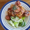 ミートボールのスパゲッティ - 実際訪問したユーザーが直接撮影して投稿した五郎丸東洋食びすとろMARUの写真のメニュー情報