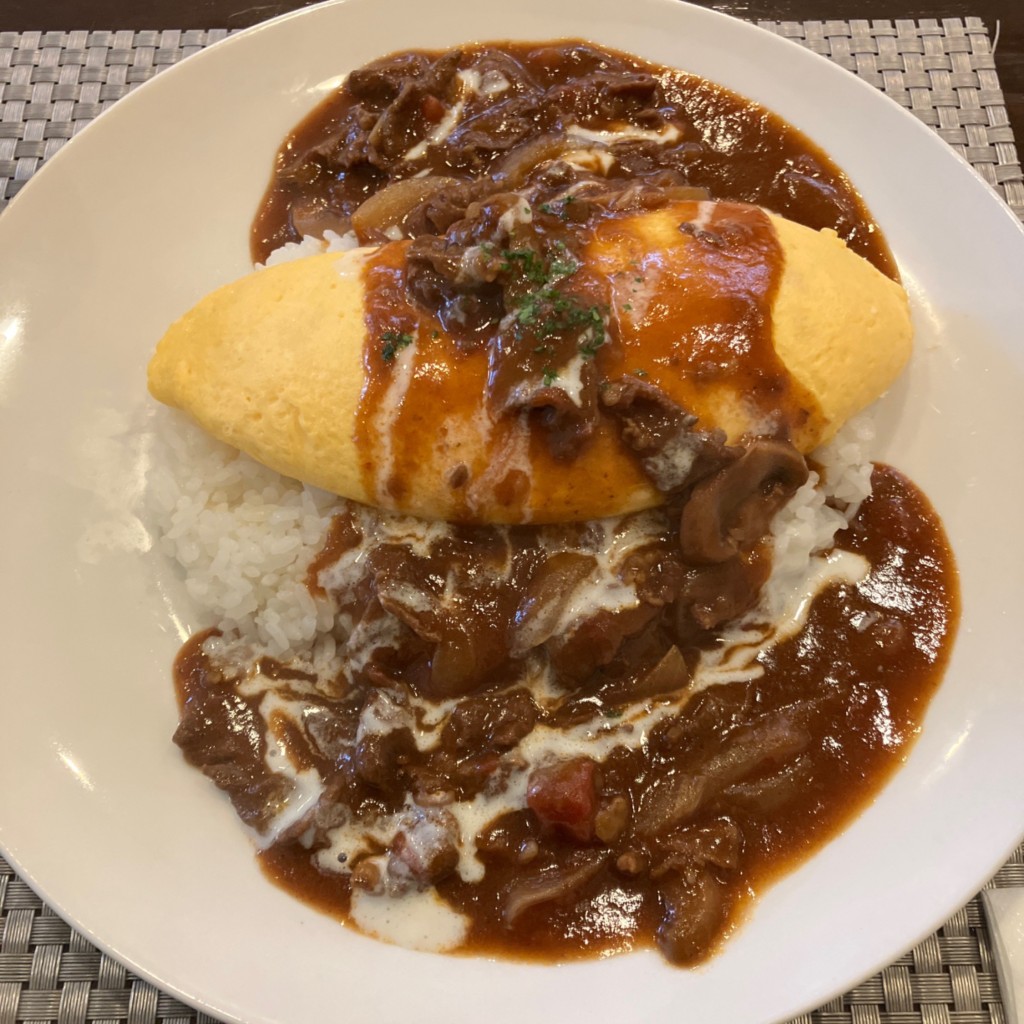 ユーザーが投稿したオムハヤシの写真 - 実際訪問したユーザーが直接撮影して投稿した奈多西洋料理洋食屋Kenの写真