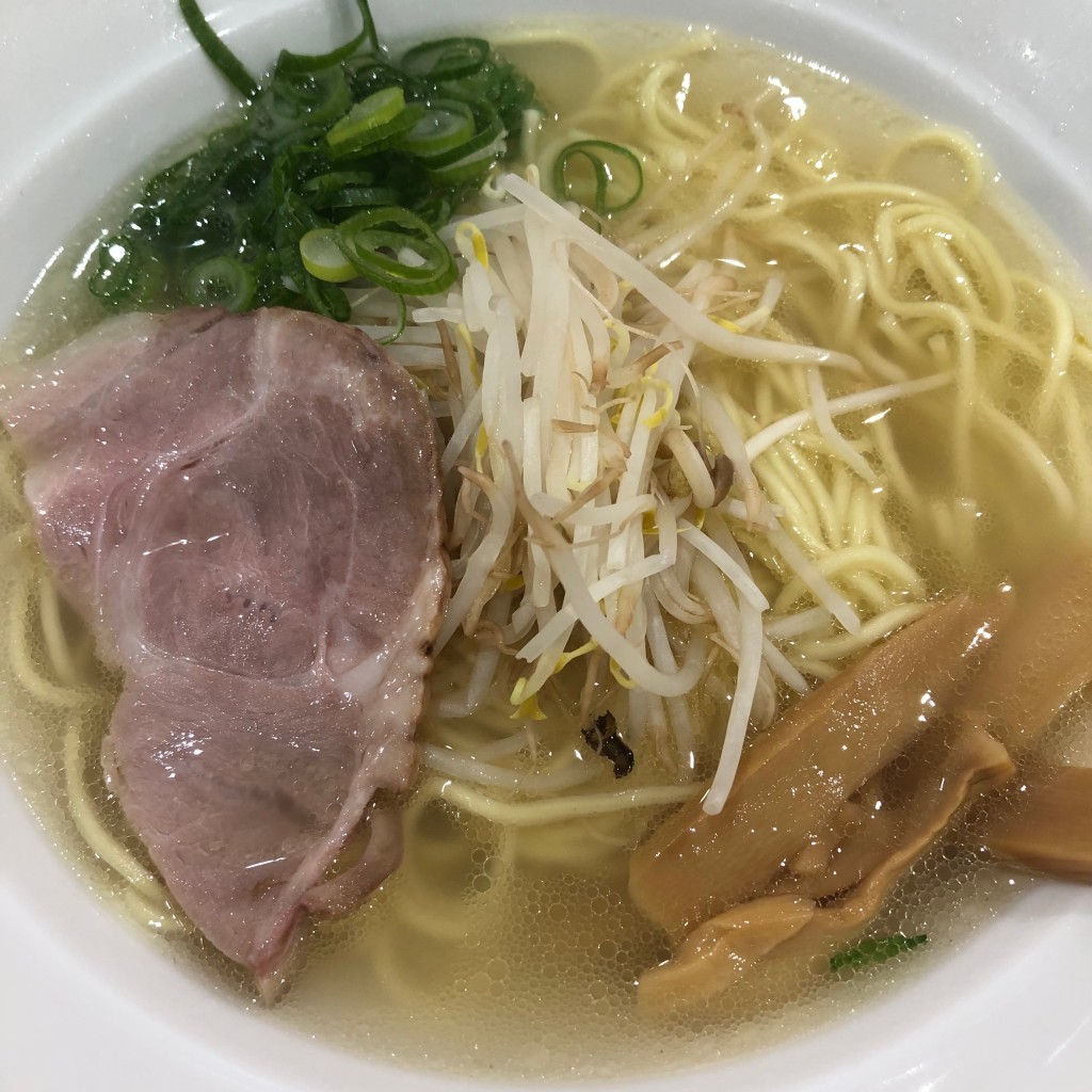 ユーザーが投稿した塩ラーメンの写真 - 実際訪問したユーザーが直接撮影して投稿した西条町御薗宇韓国料理ミョンドンヤ フジグラン東広島店の写真