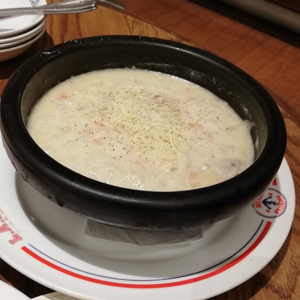 ユーザーが投稿した本日のスープの写真 - 実際訪問したユーザーが直接撮影して投稿したみなとみらいにんにく料理Garlic JO’S クイーンズスクエア店の写真