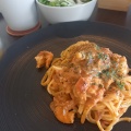 海老のクリームパスタ - 実際訪問したユーザーが直接撮影して投稿した栄町カフェDining Cafe Jollyの写真のメニュー情報