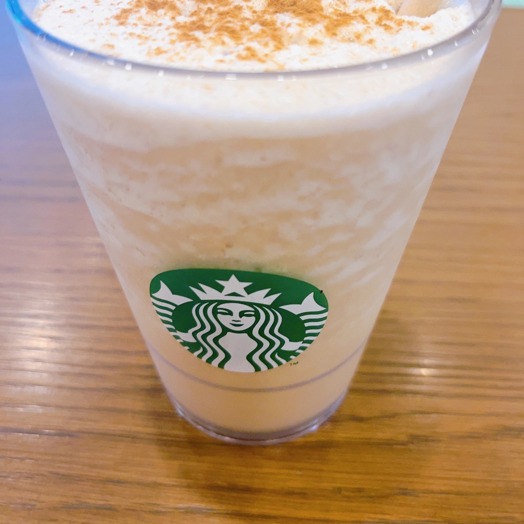 ユーザーが投稿したバニラクリームフラペチーノの写真 - 実際訪問したユーザーが直接撮影して投稿した中町カフェスターバックスコーヒー 本厚木店の写真