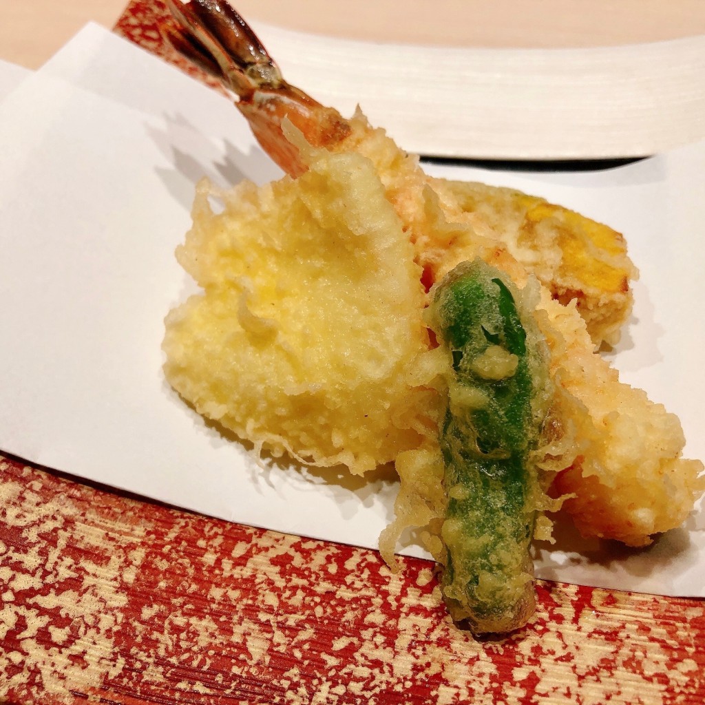ユーザーが投稿した天ぷら定食の写真 - 実際訪問したユーザーが直接撮影して投稿した原町田懐石料理 / 割烹天麩羅・しゃぶしゃぶ・会席 中津川の写真
