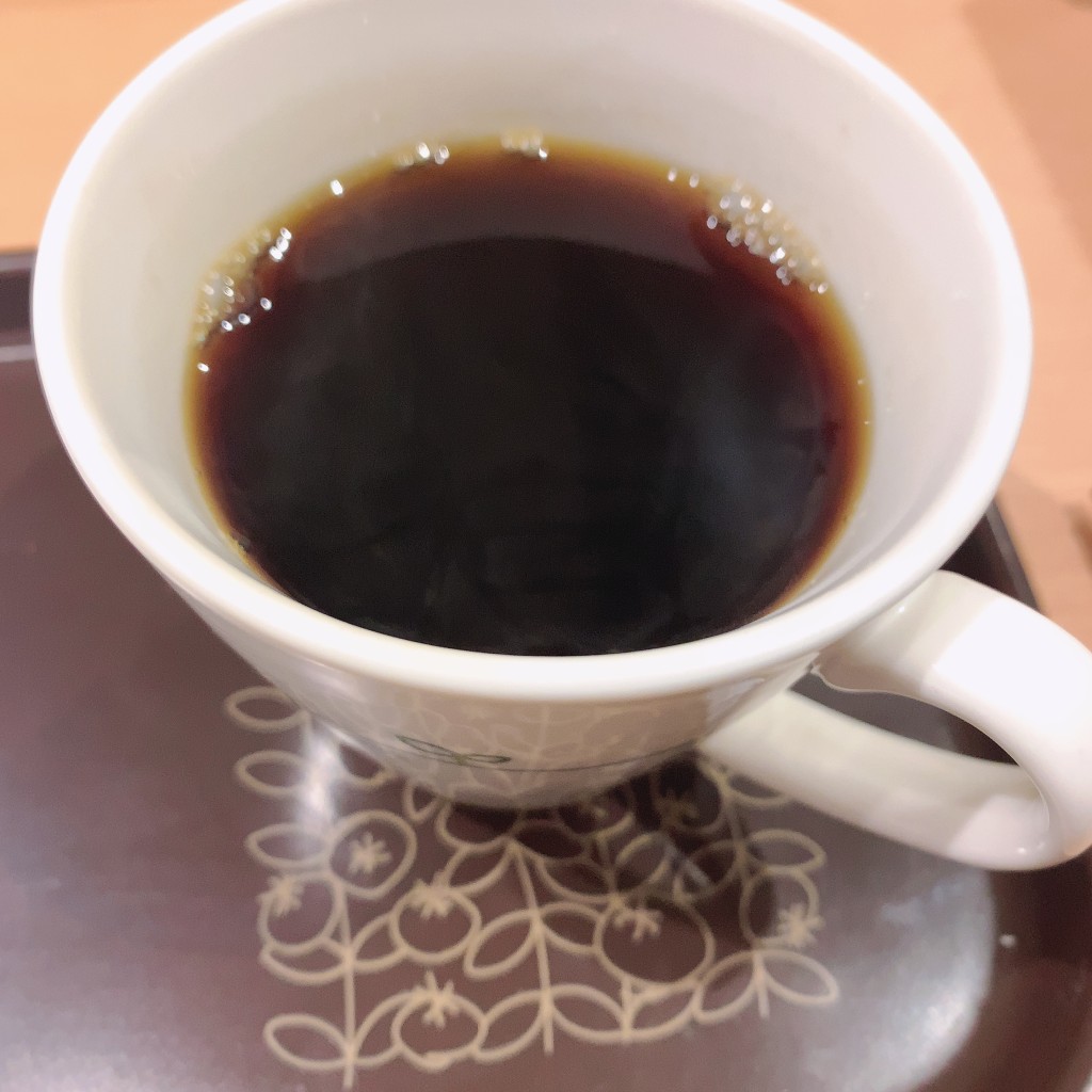 ユーザーが投稿したブレンドコーヒーの写真 - 実際訪問したユーザーが直接撮影して投稿した馬場下町ファーストフードモスバーガー 早稲田店の写真