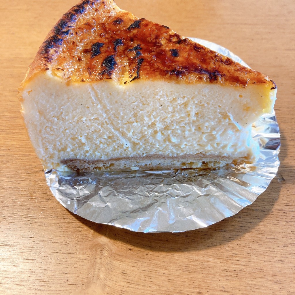 ユーザーが投稿したバニラチーズケーキの写真 - 実際訪問したユーザーが直接撮影して投稿した千代ケ崎カフェデザート リオンの写真